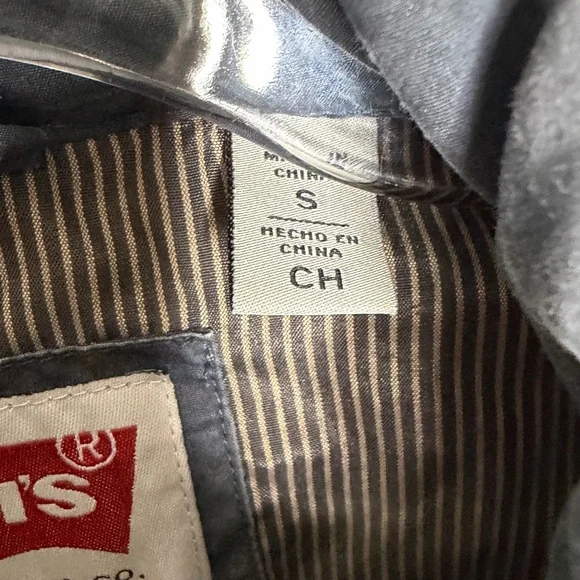 Levi's Men's Dark Navy Lightweight Zip Jacket With Pockets - Picture 5 of 6